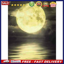 5D DIY Full Round Drill Diamond Painting Moon Rhinestone Drawing Picture Cr