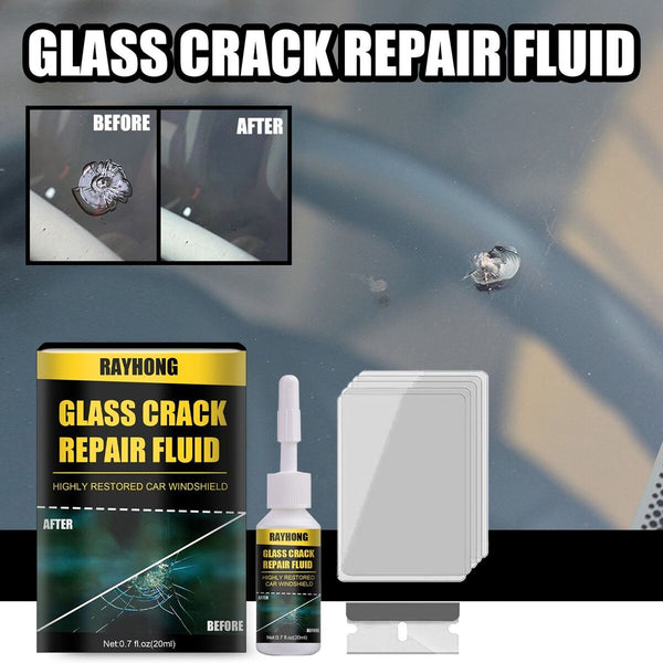 Window Screen Curing Car Window Glass Repair Fluid Windshield Cracked Restore