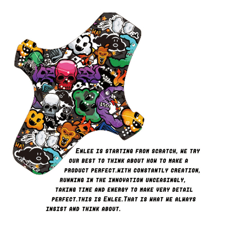 Bicycle Front Rear Wheel Fenders Mountain Bike Mudguard Wheel Eyebrow Prote