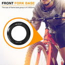 Bicycle Fork 28.6mm Straight Pipe Adapter Spacer Bike Headset Base Crown