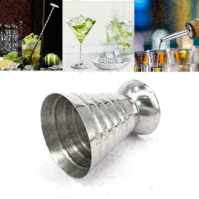 75ml304 Metal Measure Cup Drink Tool Shot Ounce Jigger Beaker B8V4