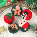 Home Ornaments Christmas Wool Ball Xmas Drop Hanging Pendant Felt Poke
