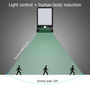 48 LEDs Solar 3 Modes IP65 Motion Sensor Lights Outdoor Wall Lamp (Black) Newly