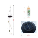 Wind Chime Lamp Wishing Bottle Wind Chime Lamp Solar Light Outdoor Lighting