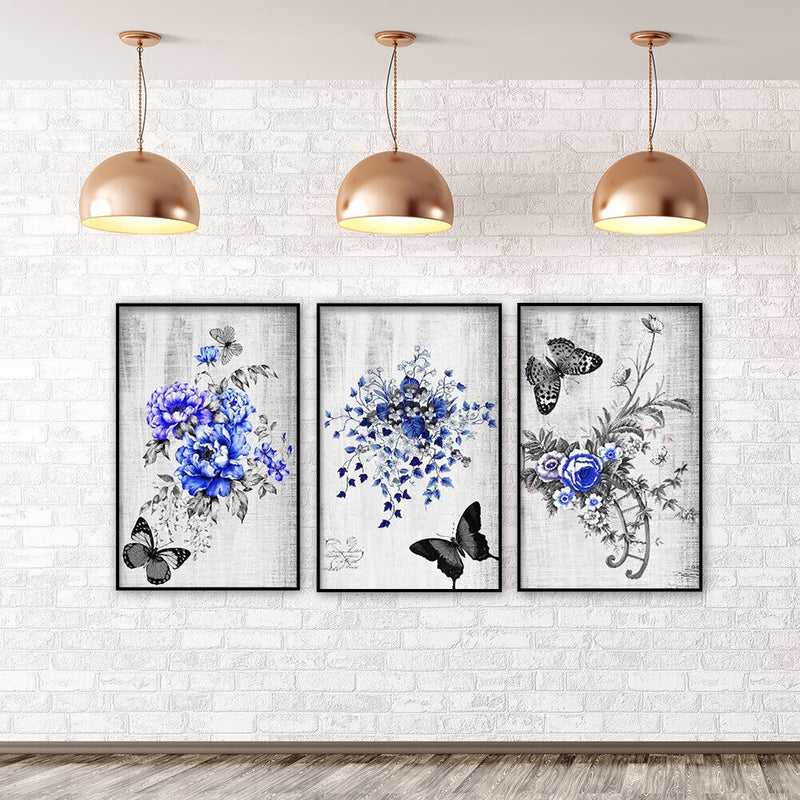 Home Hand Painted on Canvas DIY Butterfly Oil Paint By Numbers Drawing Kit Craft