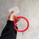 Hanging Ring Phone Silicone Chain Anti-Lost Lanyard Bracelet Strap Keychain