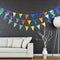 Star Paper Garland Ornaments Birthday Party DIY Wedding Decor (Triangle)