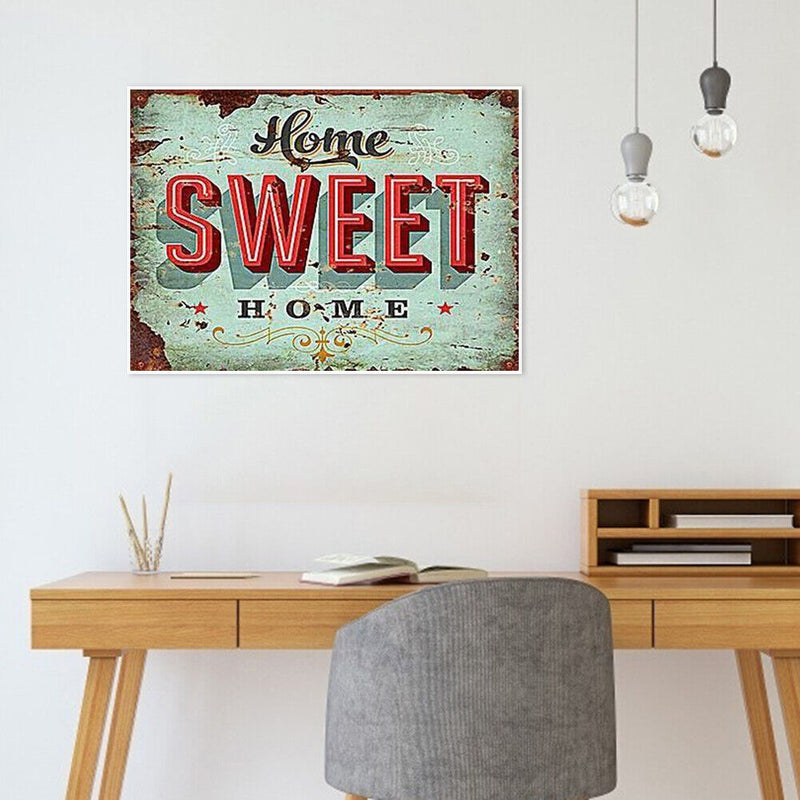 5D DIY Full Drill Diamond Painting Home Sweet Home Embroidery Craft Kit Wall Art