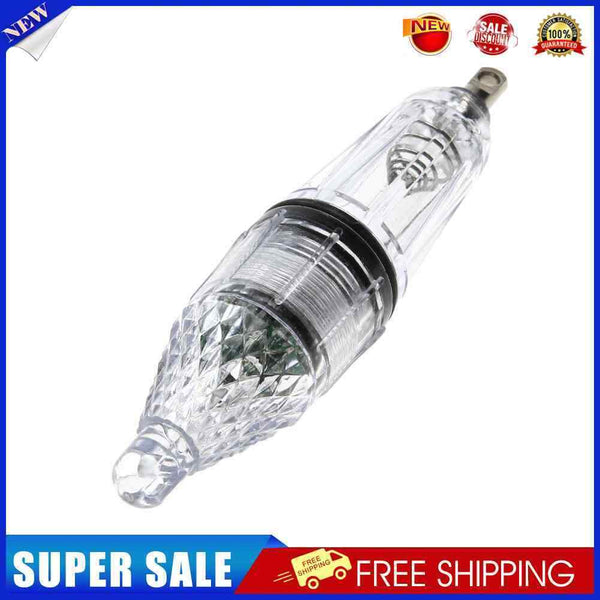 Underwater Fish Attracting Lure LED Fishing Flash Light(White Light)(12CM)