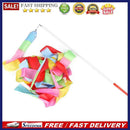 2m Gym Dance Ribbons Training Rainbow Stick Art Ballet Streamer for Kid (Sati