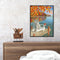 Frameless Oil Paint By Numbers Lake Scene DIY Canvas Picture Craft Kit