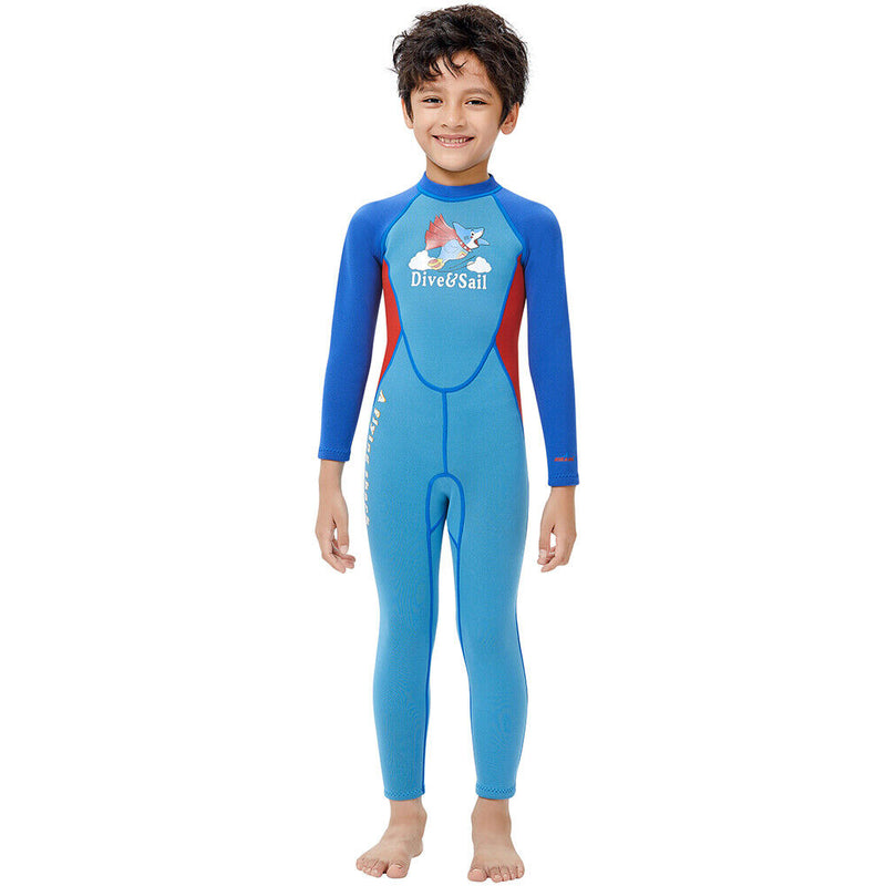 DIVE SAIL Neoprene Wetsuit Kids Long Sleeve Diving Swimwear (M151514K XL) Newly