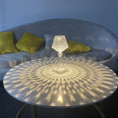 Color Transparent Rechargeable Touching Control Night Light Teacup Lamp Crystal