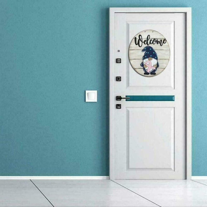 Gnome Door Hanger Welcome Door Hanging Plate Decoration Ornament SALE HOT U1V2