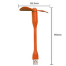 Creative Flexible Mini Fan Summer Travel Cooling Mobile Phone USB Gadgets Fans