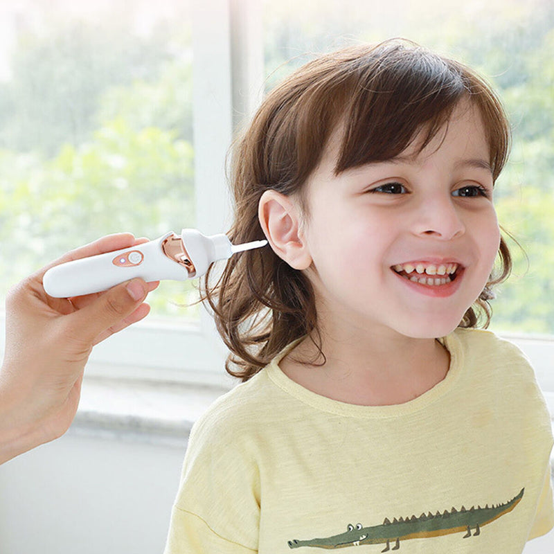 Ear Wax Remover 5 Replaceable Ear Spoon Portable Safety Electric Ear Picks