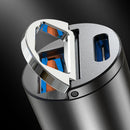 30W Mini USB Mobile Phone Car Charger 5A Dual Ports Fast Charging Phone Adapter