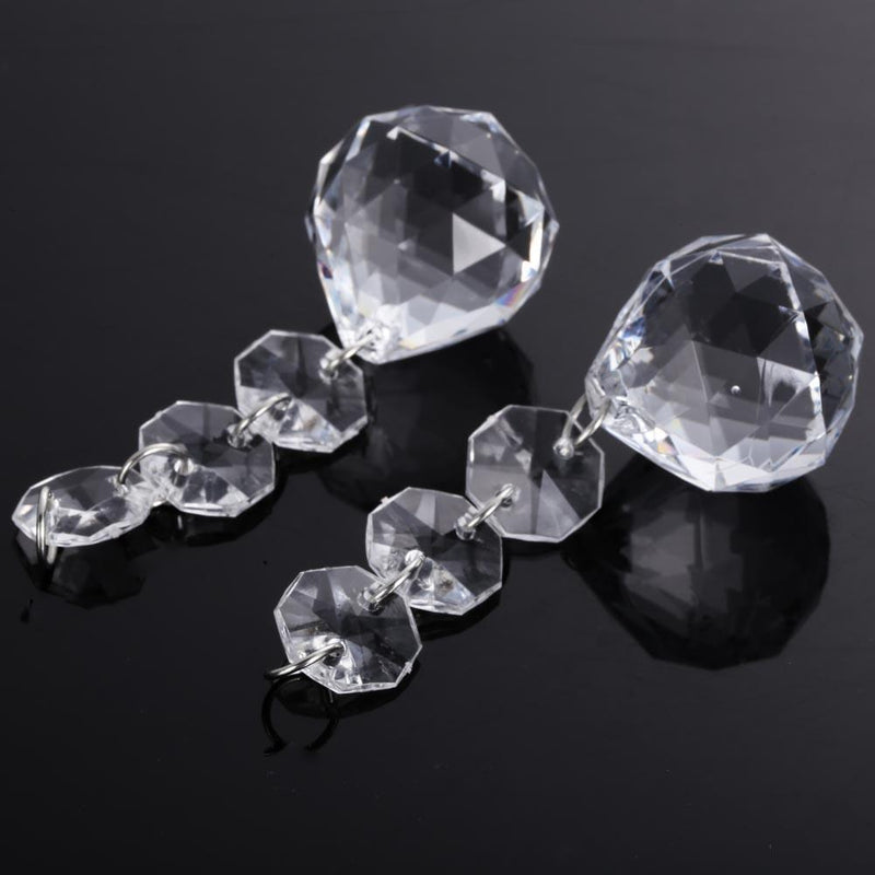 10pcs Acrylic Crystal Bead Garland Chandelier Hanging Wedding Party Decor Newly