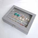 Earring Holder Display Case Velvet Ring Box Storage Box Jewelry Organizer
