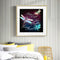 Dragonfly Full Round Drill Mosaic DIY Wall Art Picture of Rhinestone Decoration