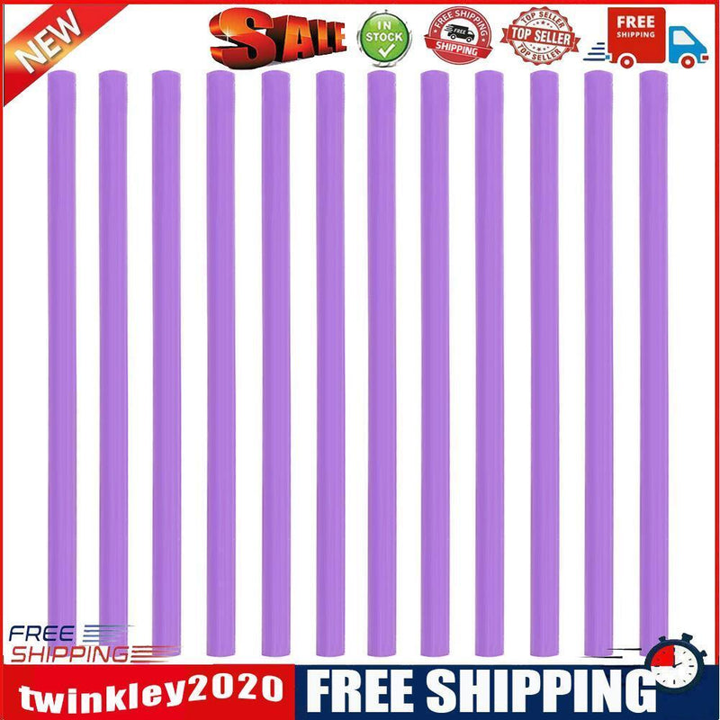 12pcs/Set Sticks Decontamination Kitchen Bathtub Sewer Cleaner Rod (Purple)