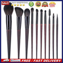 10pcs Wooden Handle Pro Makeup Brushes Eye Shadow Eyeliner Brush Blush Appl