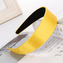 Satin Headband Candy Color Hair Band Headdress Fashion Headwear (Style 1)