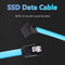 SATA III Revision 3.0 Data Cable for SATA Hard Disc Drive Solid State Drive 40cm