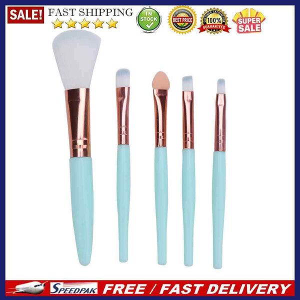 5pcs/Set Pro Eyes Makeup Brushes Kit Portable Eyeshadow Eyebrows Beauty Pens