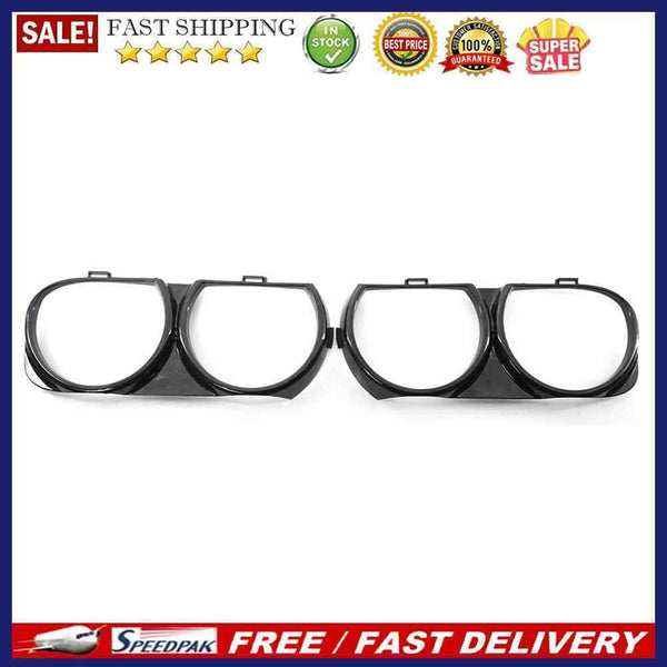 2pcs Front Headlight Lamp Bezel Trim Car Styling Accessory for Dodge Challenger