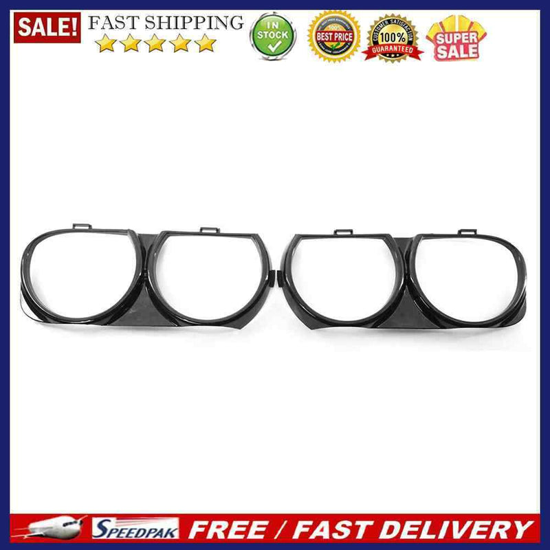 2pcs Front Headlight Lamp Bezel Trim Car Styling Accessory for Dodge Challenger