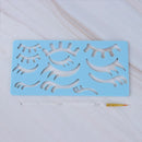 DIY Mold Unicorn Eyelashes Mold Chocolate Baking Accessories Scrapbook Stamp