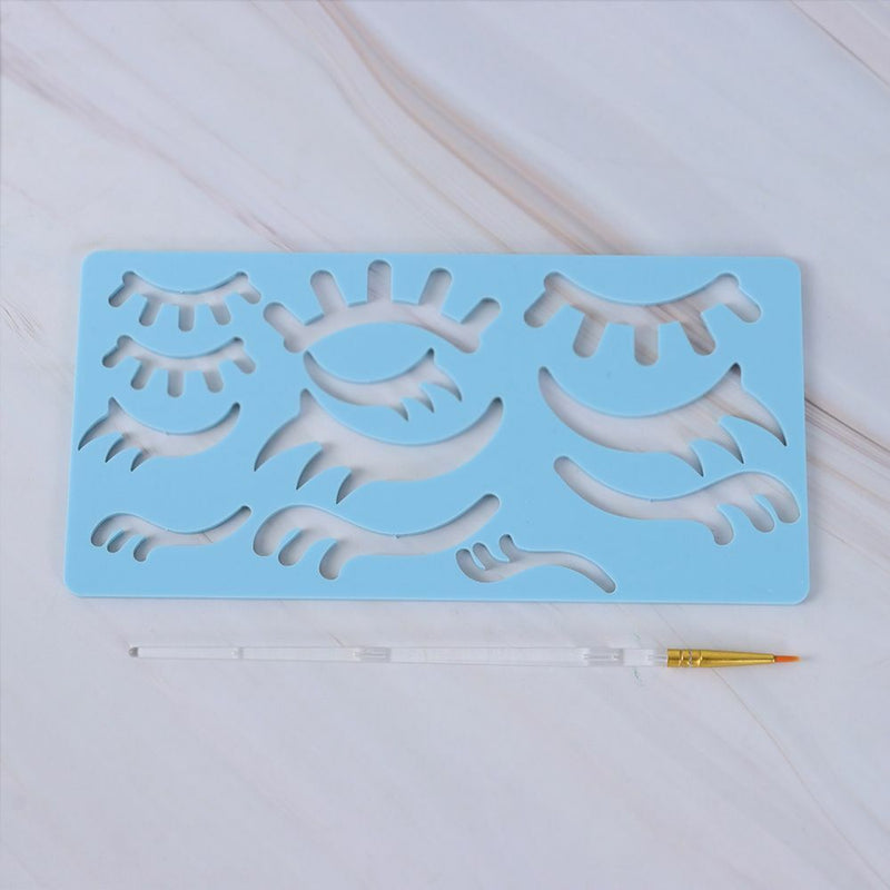DIY Mold Unicorn Eyelashes Mold Chocolate Baking Accessories Scrapbook Stamp