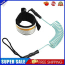 #A TPU Elastic Coiled Kayak Hand Rope Safety Straps for Surfboard Surfing Access