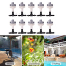 10pcs Atomizing Nozzle Sprinkler Garden Irrigation Dripper Sprayer (D)
