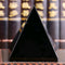 Desktop Ornament Healing Stone Obsidian Pyramid Reiki Energy Mineral Specimen
