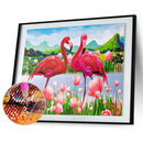 Diamond Painting Flamingo Full square Rhinestone Wall
