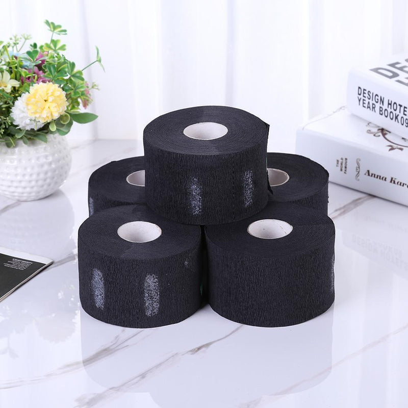 5 Rolls Necks Cover Ruffle Roll Paper Professional Hairdressing Collar Skin