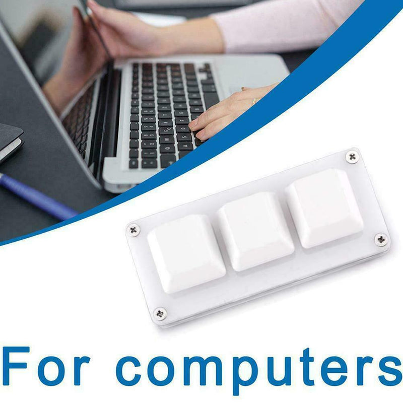 Mini 3-key Keypad Gaming Keyboard Programming Macro Mechanical Keypad B6I5
