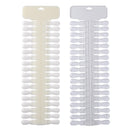 36pcs Removable False Nail Tips Color Card Nail Display Board (Skin Color)