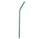 5pcs/Set Stainless Steel Reusable Drink Straws Cleaning Brush Kit (Green) Newly