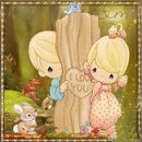 Cartoon Little Girl DIY Diamond Painting Kits Full Round Drill 40x40cm (A2374)