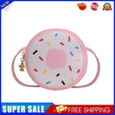 Kids Donuts Shoulder Money Purse PU Round Shaped Crossbody Bag (Style 2)