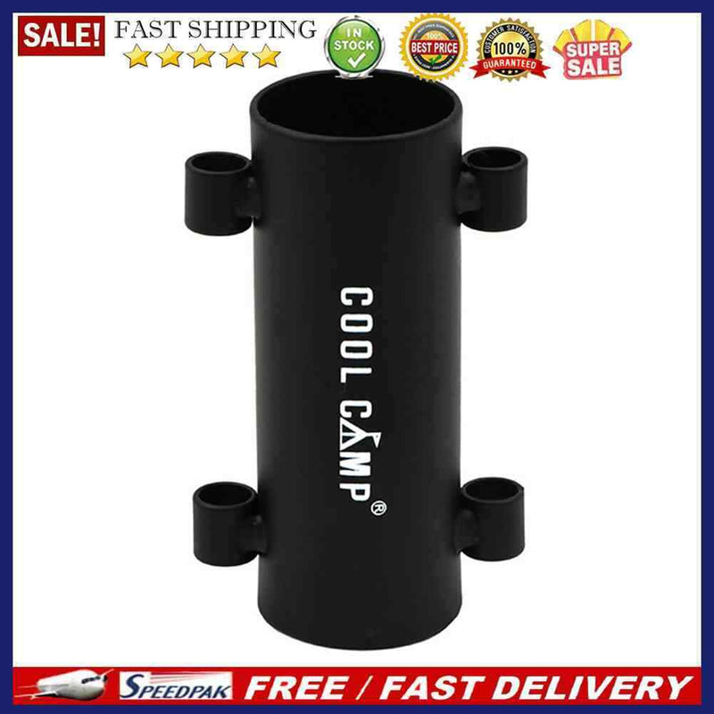 Outdoor Camping Tent Pole Holder Fixed Tube Bracket Windproof Hiking Access
