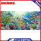 Undersea Dolphins Oil Paint By Numbers Kits DIY Handpainted on Canvas Wall Art