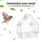 Window House Bird Feeder, Suction Cup Hang Birdhouse for Outside, Garden, Y