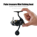 Mini Spinning Fishing Reel 5.2/1 Speed Ratio 13BB Metal Spool Wheel (ZP500)