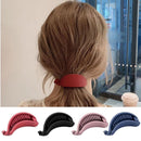 Color Cute Hair Clips Banana Shape Hair Claws Sweet Hairpins Ponytail Holder