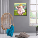 5D DIY Diamond Painting Cattle Full Round Drill Mosaic Rhinestone Picture Decor