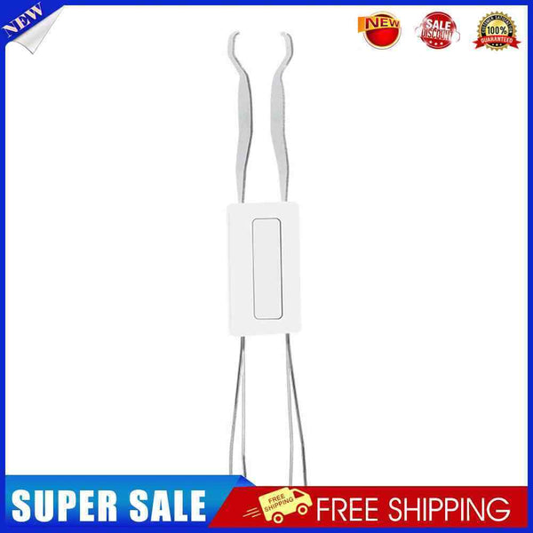 2 in 1 Mechanical Keyboard Key Cap Puller Universal Shaft Remover (White)